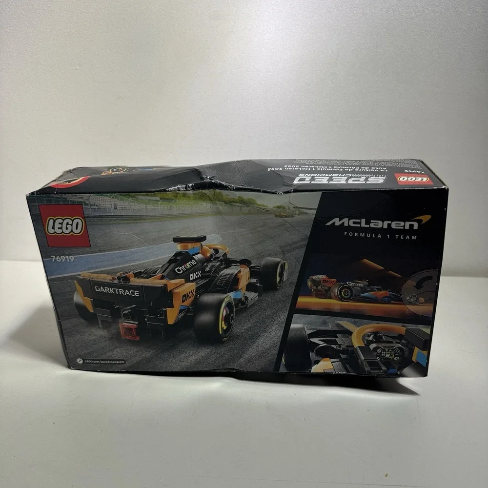 LEGO Speed Champions 2023 McLaren Formula 1 Race Car Toy for Play and Display
